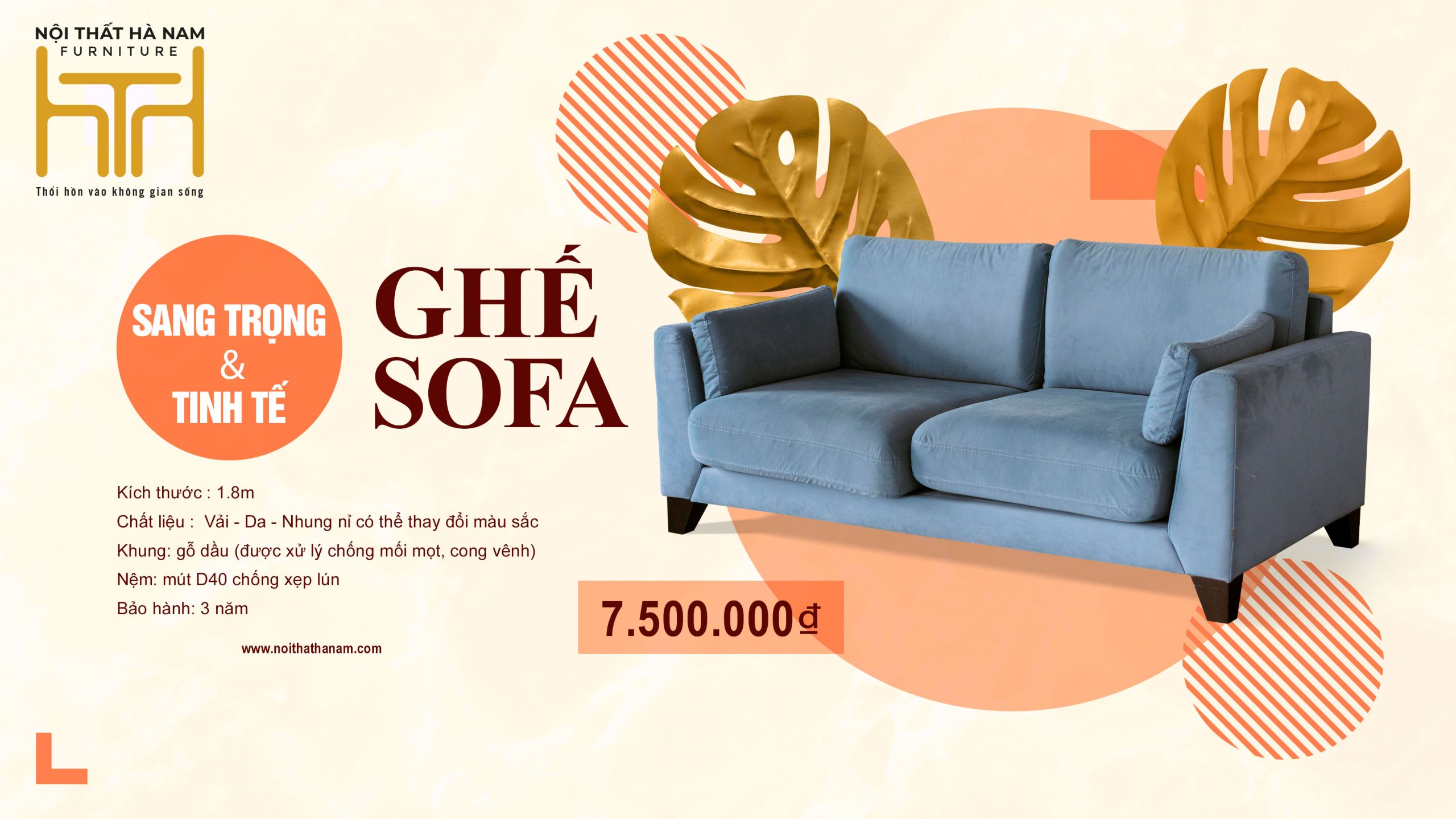 Ghế sofa băng dài